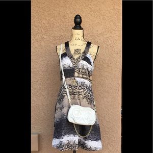 Jessica Simpson Snake print Peekaboo Skater Dress